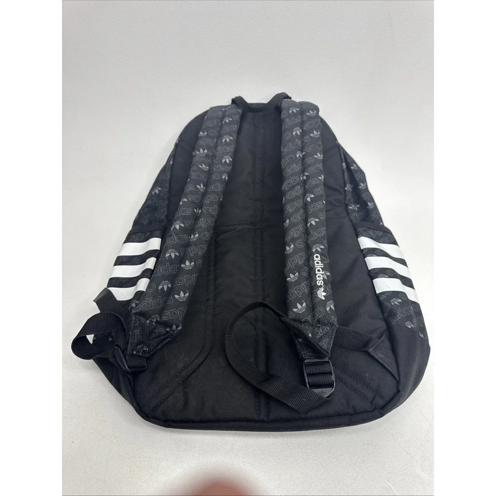 Adidas Original Black Backpack Black And White Great Condition